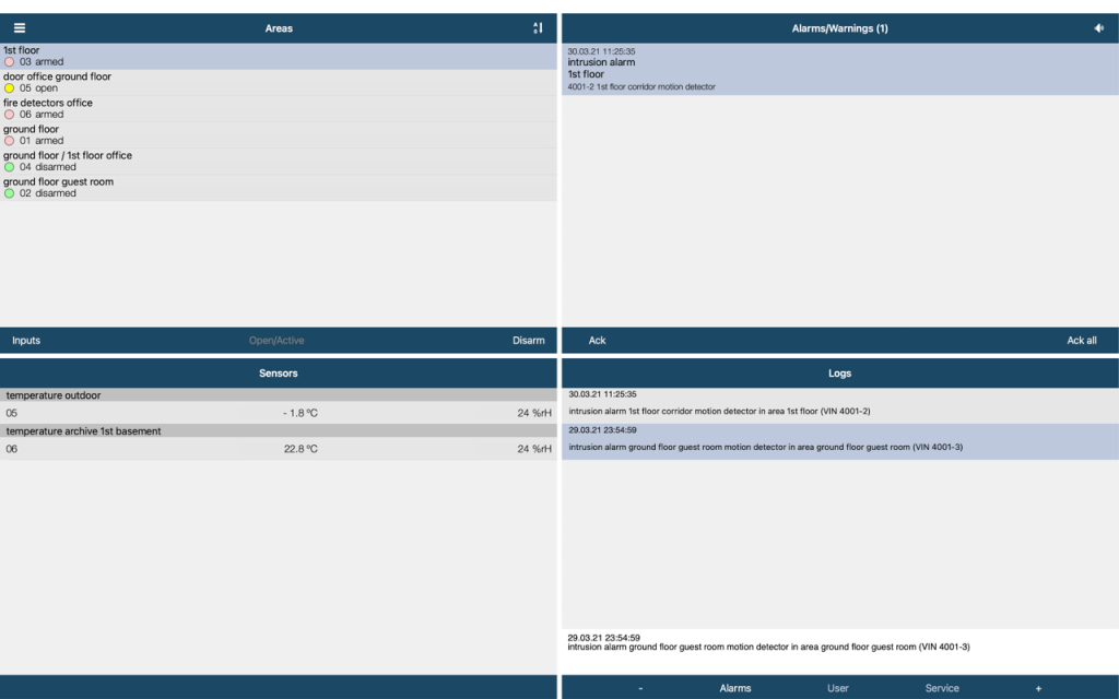 NOX control panel on mac OS